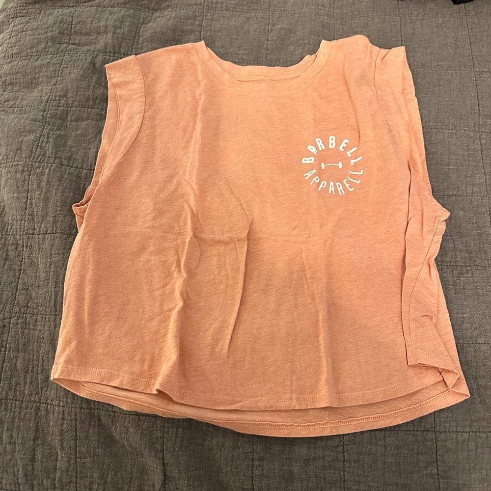 Barbell Apparel Women's Orange Crop Top